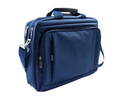 Q-CONNECT - MALETIN PARA PORTATIL 15,5" AZUL 1 ASA 1 BOLSILLO EXTERIOR MEDIDAS 390X310X120 MM (Ref.KF16979)