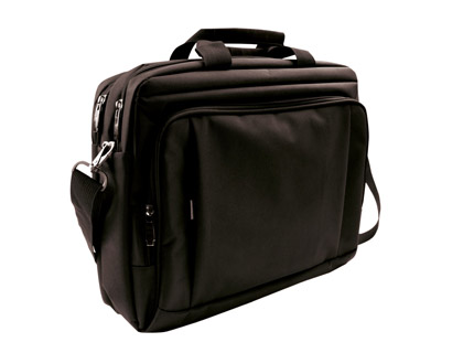 Q-CONNECT - MALETIN PARA PORTATIL 15,5" NEGRO 1 ASA 1 BOLSILLO EXTERIOR MEDIDAS 390X310X120MM (Ref.KF16978)
