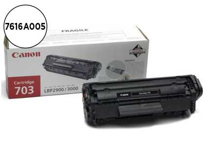 CANON - Toner Laser ORIGINALES CRG703 NEGRO 2K (Ref.7616A005)