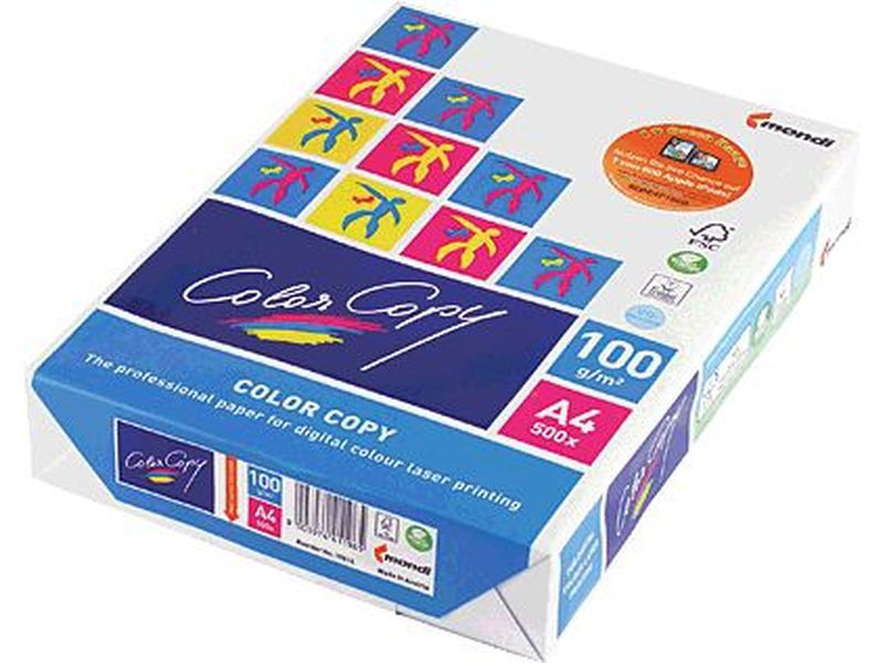 COLOR COPY - Papel impresión Laser Color 500h 100 g. A4 (Ref.CCA4100)