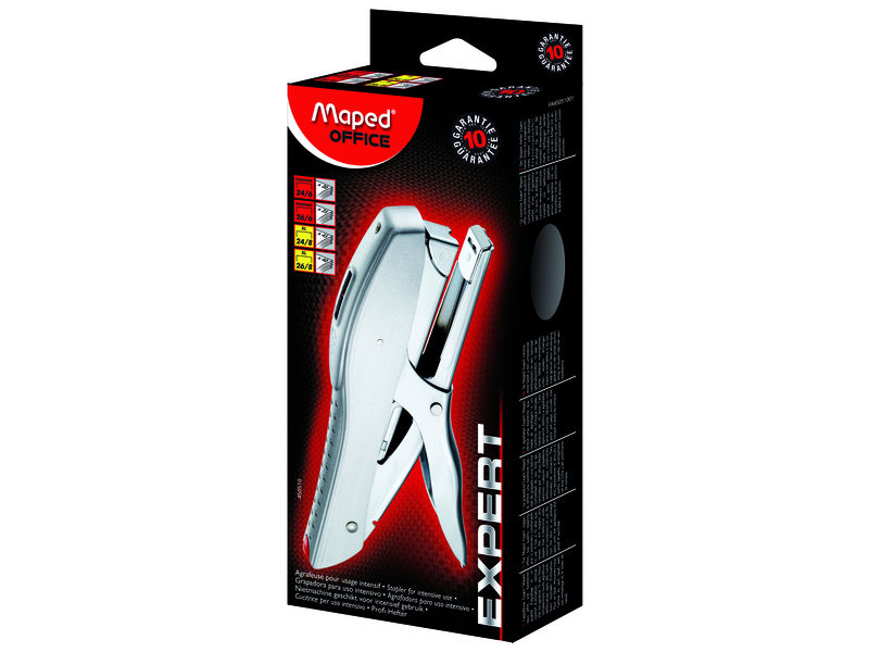 MAPED - Grapadora de pinza metálica Expert 26/8 (Ref.450510)