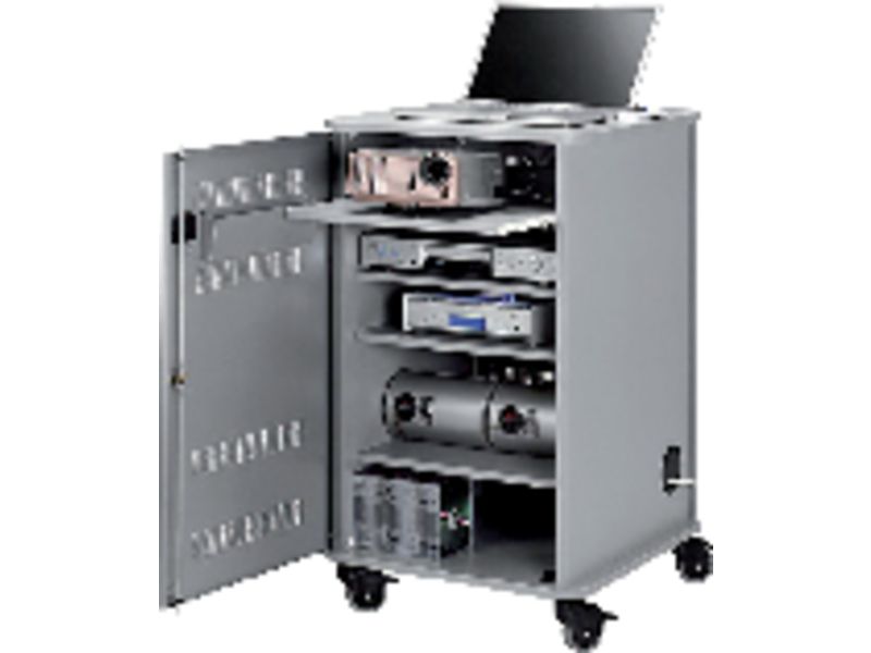 NOBO - Mueble Multimedia 95x57x60cm 4 estantes (Ref.1902339)