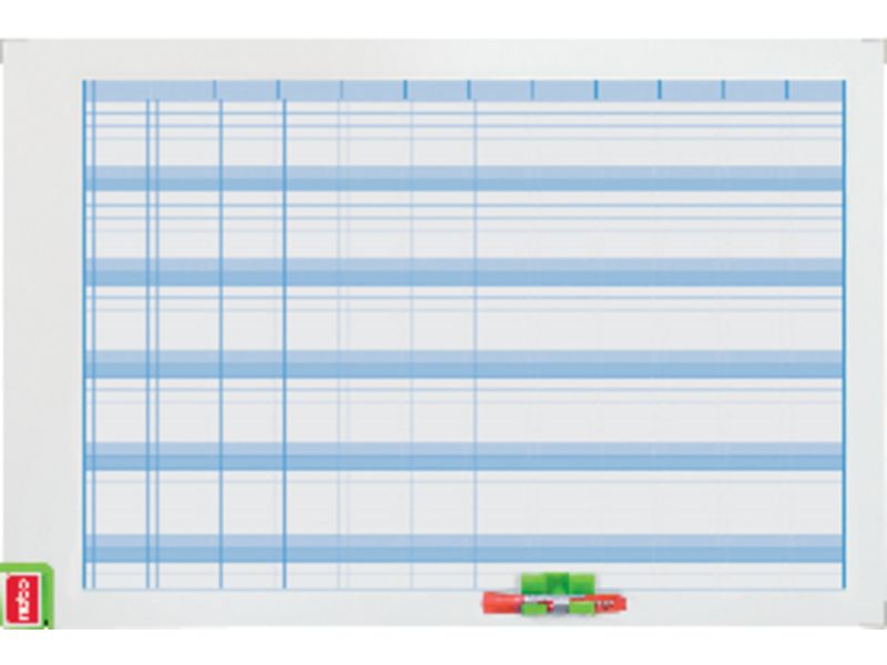 NOBO - Planning magnético Anual 60x90cm Con borrador/rotlador/kit (Ref.3048001)