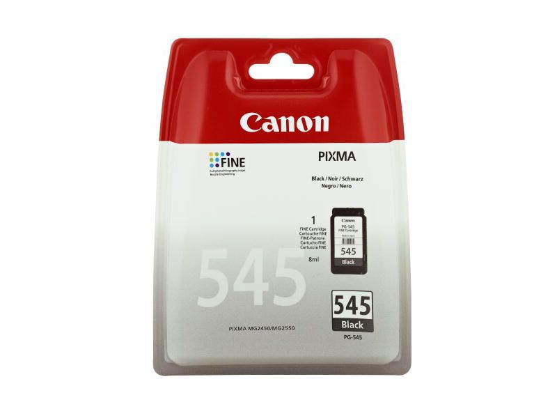 CANON - Cartuchos ORIGINALES Inyección De Tinta PG-545 Negro (Ref.8287B001)