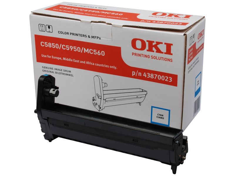 OKI - Tambor Cian 20.000 pág. Para C5650/C5750/MC560 (Ref.43870023)