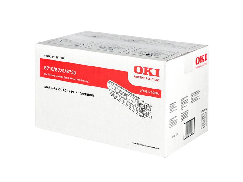 OKI - Unidad de Imagen Negro 15.000 pág. 15.000 pág. Comp.B710/B720/B730 (Ref.01279001)