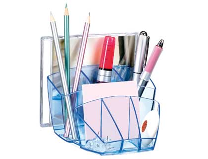 CEP - ORGANIZADOR SOBREMESA CONFOR ICE BLUE PLASTICO TRANSPARENTE CELESTE (Ref.1005800741)