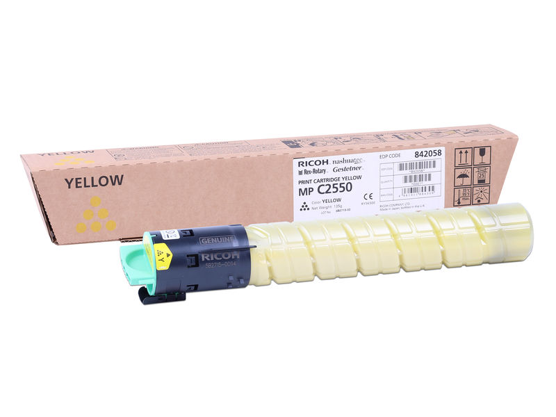 RICOH - Toner Laser ORIGINALES Amarillo de corta duración MPC2030/50/2530 (Ref.842058)
