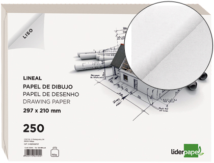 LIDERPAPEL - PAPEL DIBUJO MARCA MAYOR DIN A4 HOJA (Ref.MY04)