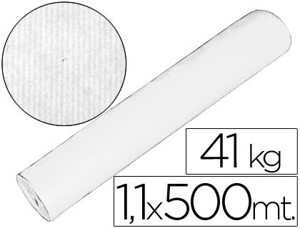 PAPEL KRAFT BLANCO 1,10 MT X 500 MTS ESPECIAL PARA EMBALAJE (Ref.8115000)