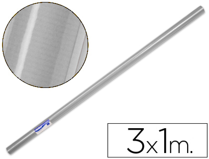 PAPEL KRAFT PLATA ROLLO 3X1MT (Ref.11205)