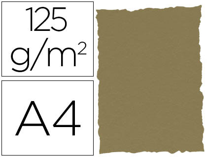 MICHEL - PAPEL PERGAMINO DIN A4 TROQUELADO 125 GR PIEL ELEFANTE COLOR PERGAMINO PAQUETE DE 25 HOJAS (Ref.2607)