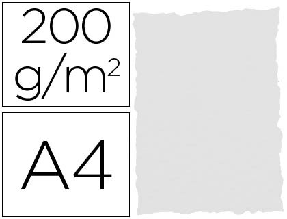 MICHEL - PAPEL PERGAMINO DIN A4 TROQUELADO 200 GR COLOR MARMOLEADO GRIS PAQUETE DE 25 HOJAS (Ref.2610)