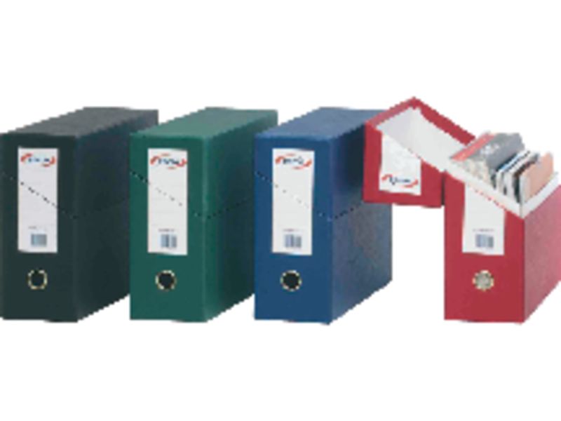 PARDO - Caja Transferencia 270 x 390 x 110mm Azul Archivador apaisado Doble refuerzo (Ref.245703)