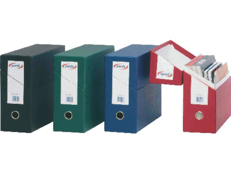 PARDO - Estuche Archivador transferencia 270x390x110mm Rojo Apaisado (Ref.245702)