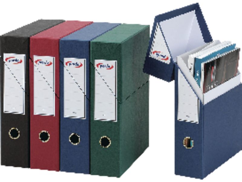 PARDO - Estuche archivador Lomo 80mm A4 Negro (Ref.245601)