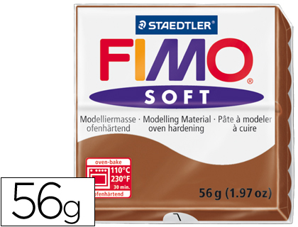 STAEDTLER - PASTA FIMO SOFT 56 GR COLOR TIERRA (Ref.8020-70)