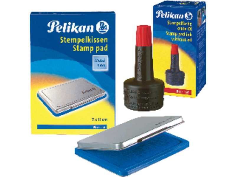 PELIKAN - Tampón N.3 5X7CM AZUL (Ref.331165)