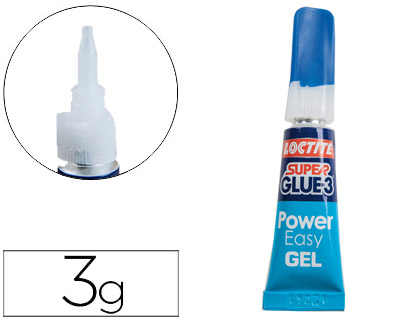 LOCTITE - PEGAMENTO POWER EASY 3 GRS ADHESIVO INSTANTANEO (Ref.1375590/1377291/1957429)
