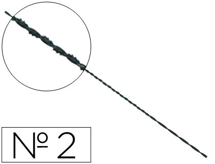 PELOS DE SEGUETA ESPIRAL N.2 -CAJA DE 144 (Ref.2/13)