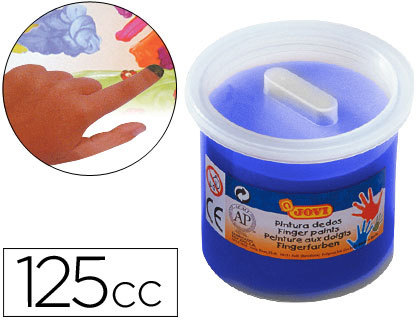 JOVI - PINTURA A DEDOS 125 CC -AZUL (Ref.56021)