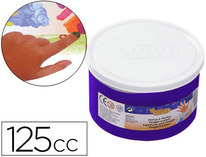 JOVI - PINTURA A DEDOS 125 CC VIOLETA (Ref.56023)