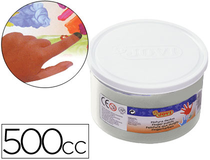 JOVI - PINTURA A DEDOS 500 CC -BLANCO (Ref.56101)
