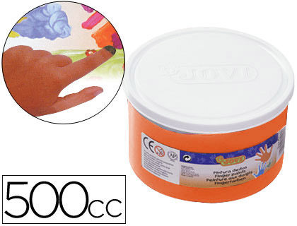 JOVI - PINTURA A DEDOS 500 CC NARANJA (Ref.56106)