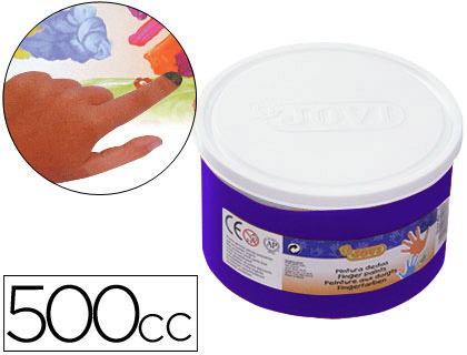 JOVI - PINTURA A DEDOS 500 CC VIOLETA (Ref.56123)