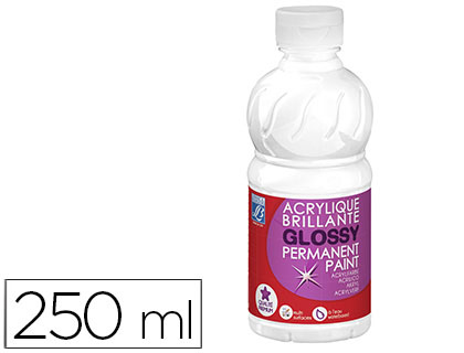 LEFRANC &amp; BOURGEOIS - PINTURA ACRILICA L&amp;B BRILLO BLANCO BOTE DE 250 ML (Ref.807540)