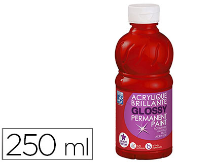 LEFRANC &amp; BOURGEOIS - PINTURA ACRILICA L&amp;B BRILLO ROJO PRIMARIO BOTE DE 250 ML (Ref.807535)