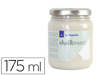 LA PAJARITA - PINTURA ACRILICA EFECTO TIZA CHALK PAINT CP-04 BEIGE ANTIGUO 175 ML (Ref.103037)