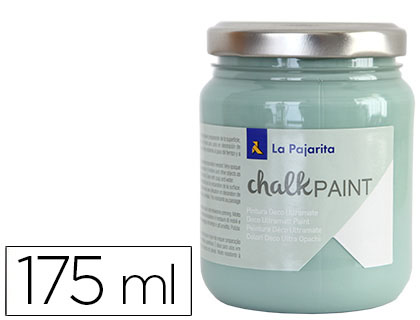 LA PAJARITA - PINTURA ACRILICA EFECTO TIZA CHALK PAINT CP-21 VERDE HIELO 175 ML (Ref.104737)