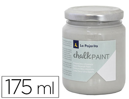 LA PAJARITA - PINTURA ACRILICA EFECTO TIZA CHALK PAINT CP-30 LONDON GREY 175 ML (Ref.105637)