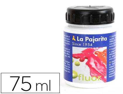 LA PAJARITA - PINTURA ACRILICA F-00 BLANCO FLUORESCENTE 75ML (Ref.1489/16)