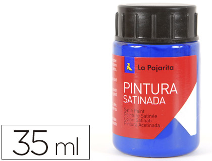 LA PAJARITA - PINTURA LATEX AZUL INTENSO 35 ML (Ref.L-12)