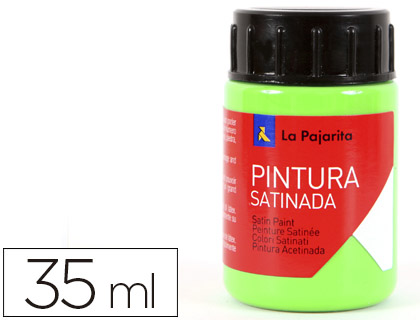 LA PAJARITA - PINTURA LATEX VERDE VIVO 35 ML (Ref.L-17)