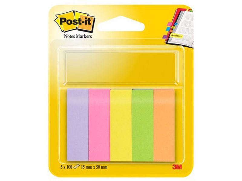 POST-IT - Pack.5 mininotes 15x50 100 hojas surtido 670-5 (Ref.FT510285917)