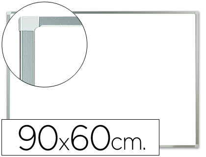 Q-CONNECT - PIZARRA BLANCA MELAMINA MARCO DE ALUMINIO 90X60 CM (Ref.KF37015)