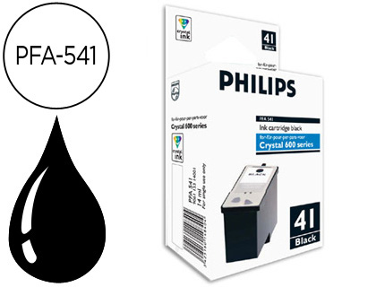 PHILIPS - Cartuchos ORIGINALES Inyección De Tinta PFA 541 NEGRO (Ref.906115314001)