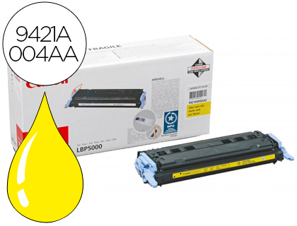 CANON - Toner Laser ORIGINALES CRG-707Y AMARILLO 2K (Ref.9421A004)