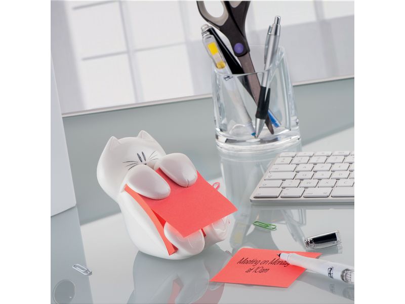 POST-IT - Dispensador notas adhesivas Gato 76x76mm (Ref.HK100008372)
