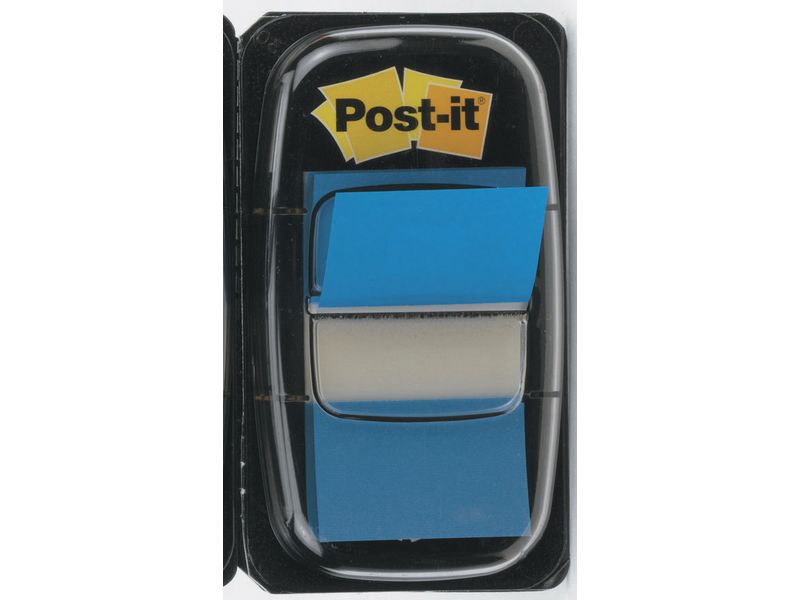 POST-IT - Indices adhesivos Index Dispensador 50 ud 25,4x43,1 Azul vivo (Ref.70071392768)