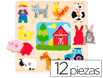 DISET - PUZZLE SILUETA GRANJA (Ref.53025)