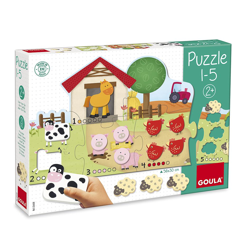 GOULA - PUZZLE 1-5 21 PIEZAS (Ref.53438)