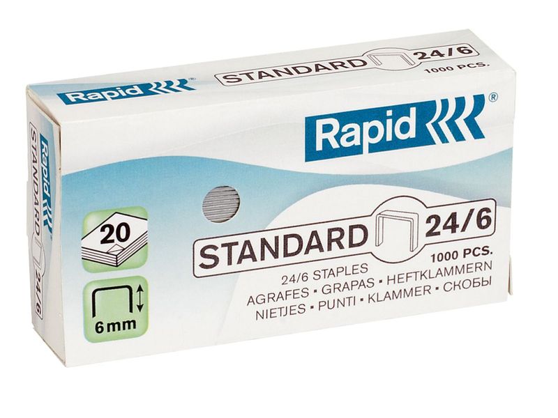 RAPID - Grapas 1000 Ud 22/6-24/6 Galvanizada (Ref.24855600)