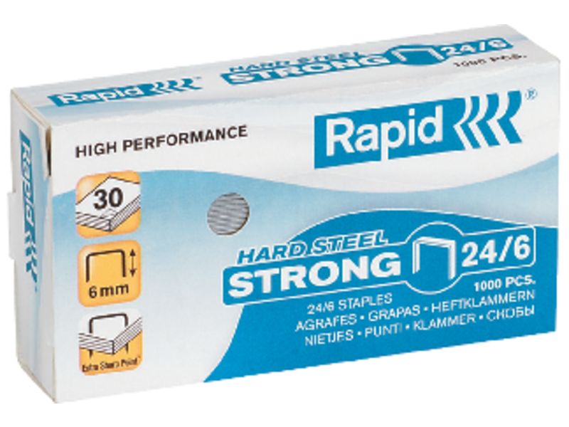 RAPID - Grapas 1000 Ud 24/6 Acero (Ref.24858100)