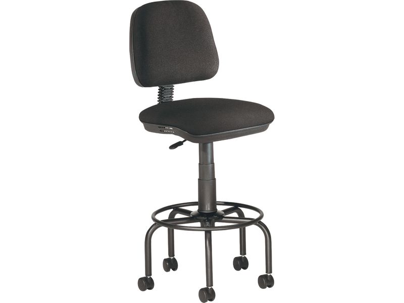 ROCADA - Silla DE DIBUJO TELA IGNIF NEGRO (Ref.RD-980)