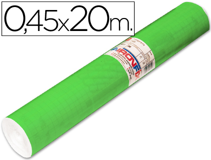 AIRONFIX - ROLLO ADHESIVO UNICOLOR VERDE MEDIO -ROLLO DE 20 MT (Ref.67005)
