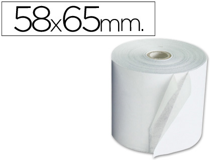 ROLLO SUMADORA ELECTRO 58 MM ANCHO X 65 MM DIAMETRO (Ref.4586511B)